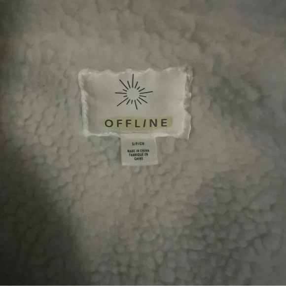 {Offline by Aerie} fleece lined denim jacket - Picture 4 of 7